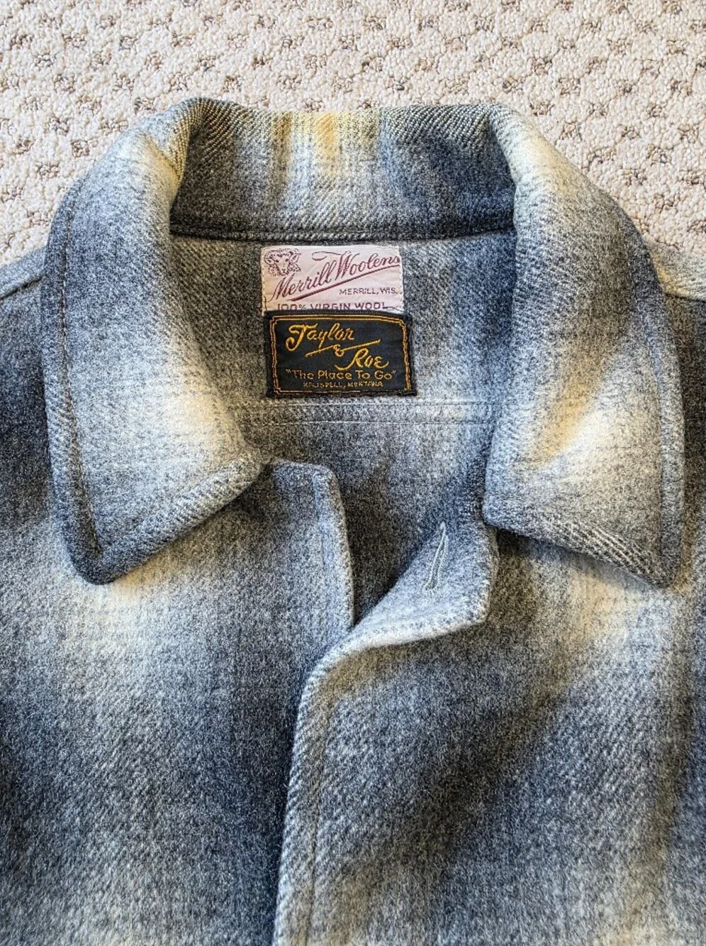 Vintage Merrill Woolens, Taylor & Roe Wool Jacket